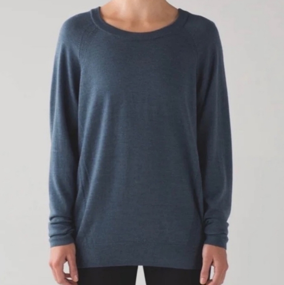lululemon athletica Sweaters - Lululemon 100% Merino Wool Sweater Sz 6
